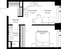 Квартира №33906