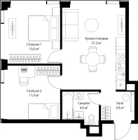 Квартира №122158