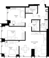 Квартира №624292