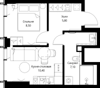 Квартира №615176