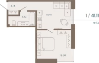 Апартамент №72
