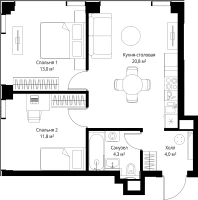 Квартира №10906