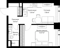 Квартира №34106