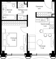 Квартира №10804