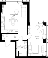 Квартира №639465