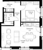 Квартира №20402