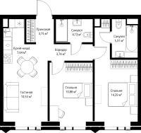 Квартира №43607