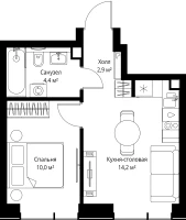 Квартира №331203