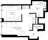 Квартира №607058