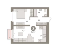 Квартира №496