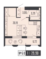 Квартира №68