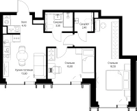 Квартира №551587