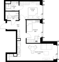 Квартира №651566