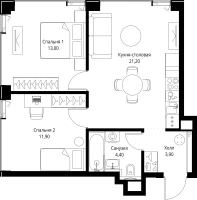 Квартира №121151