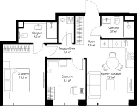 Квартира №416073