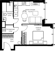 Квартира №525332