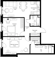 Квартира №21610