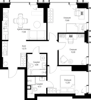 Квартира №631370