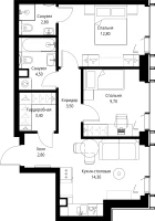 Квартира №654590