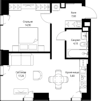 Квартира №321136