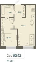 Апартамент №667