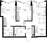 Квартира №31306