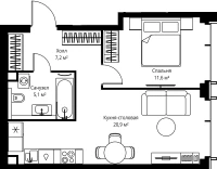 Квартира №516205