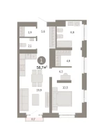 Квартира №843