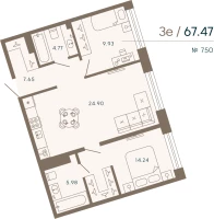 Апартамент №750