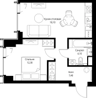 Квартира №628343