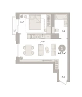 Квартира №696