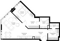 Квартира №14504