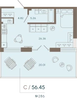 Апартамент №286