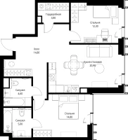 Квартира №654589