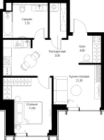 Квартира №631376