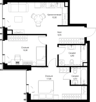 Квартира №553596