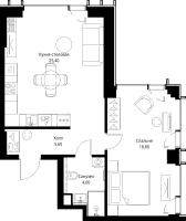 Квартира №645519