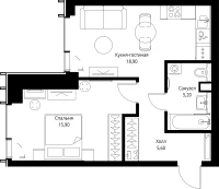 Квартира №530396