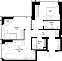 Квартира №643502