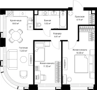 Квартира №22906