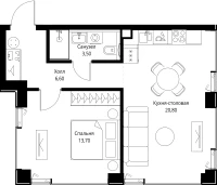 Квартира №121147
