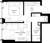 Квартира №631378