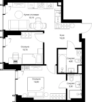 Квартира №628332