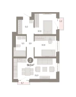 Квартира №1287