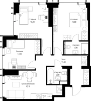 Квартира №633393