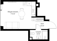 Квартира №12105